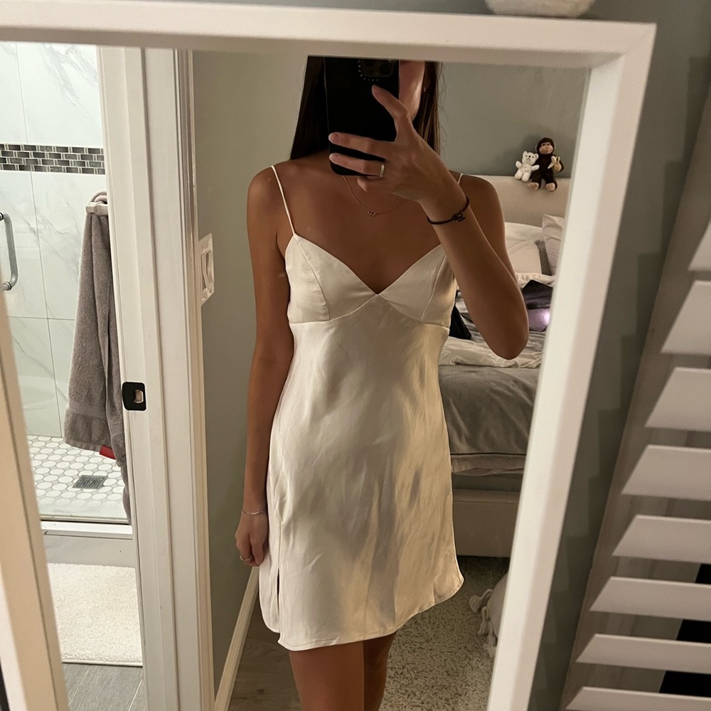 Princess Polly Silk Dress (size 4)